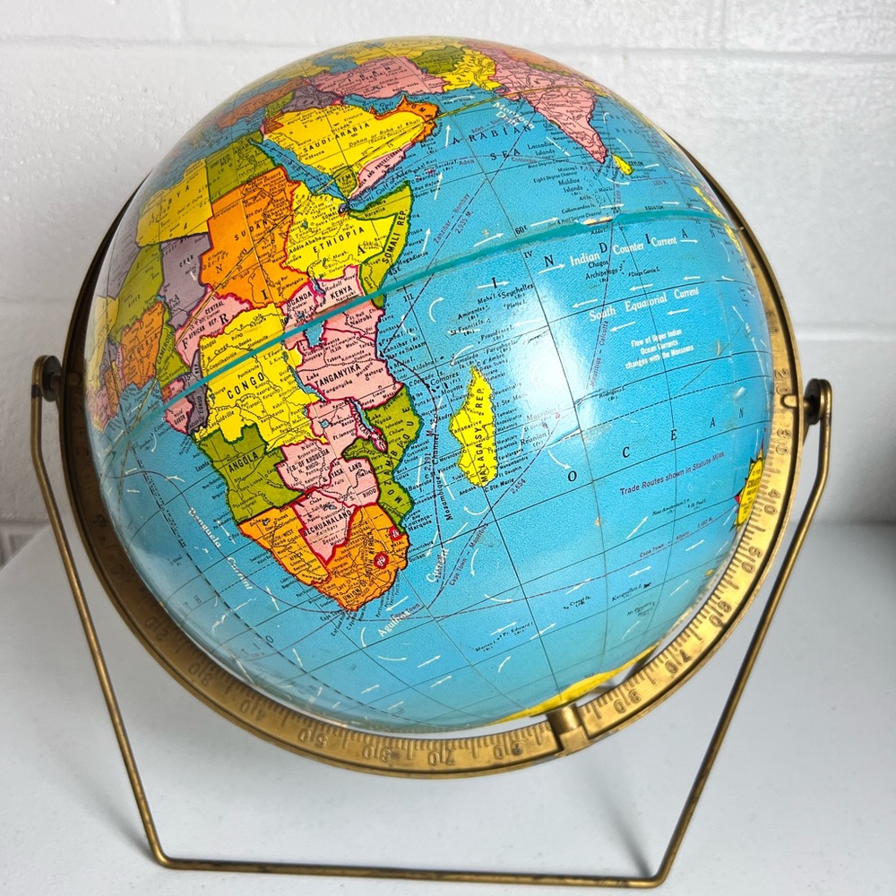 Vintage 12 inch Globe